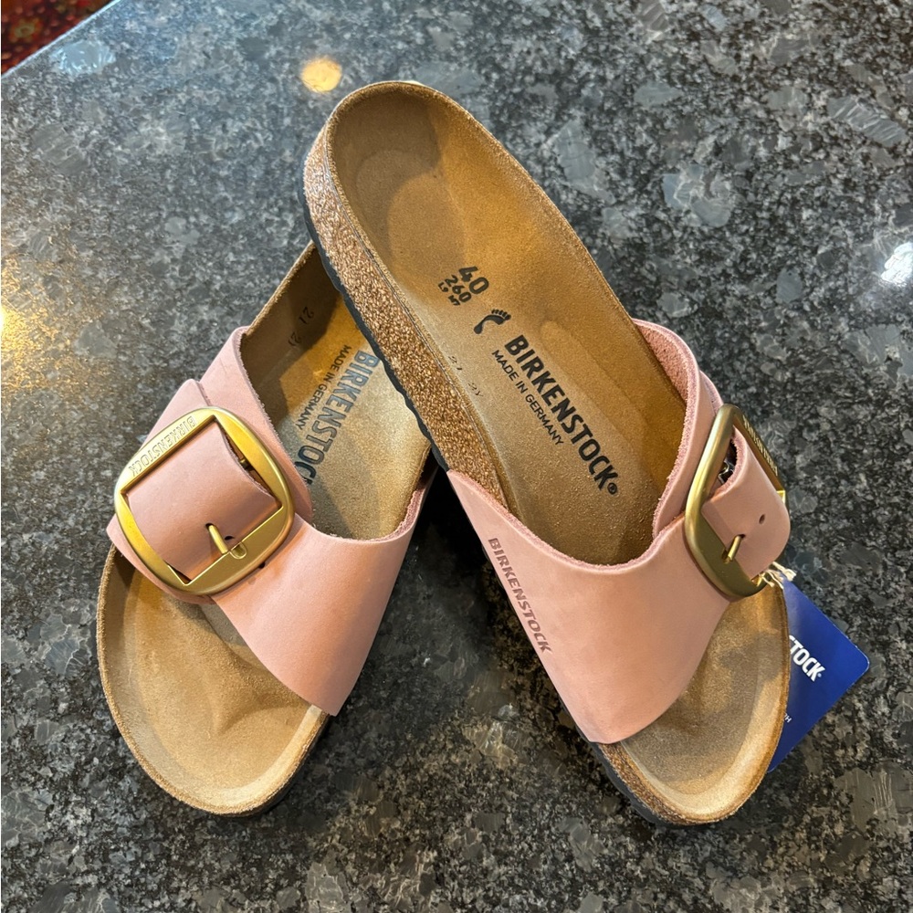 Big Buckle Birkenstock Leather              Madrid 40 narrow
